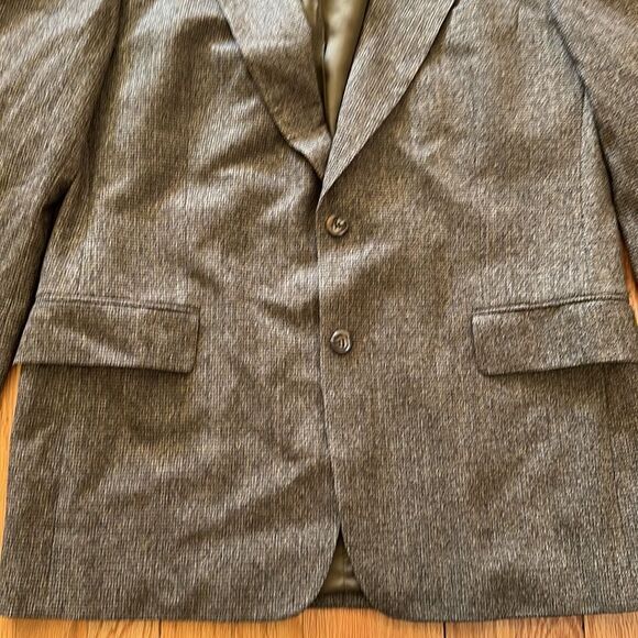 Hugo Boss wool sport coat blazer great pre owned condition brown grey fabric - Picture 3 of 8